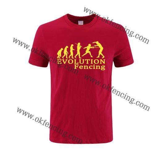 Fencing T Shirt Red