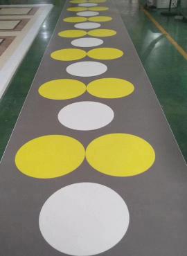 Custom Tailored Rubber fencing Piste for fencing training